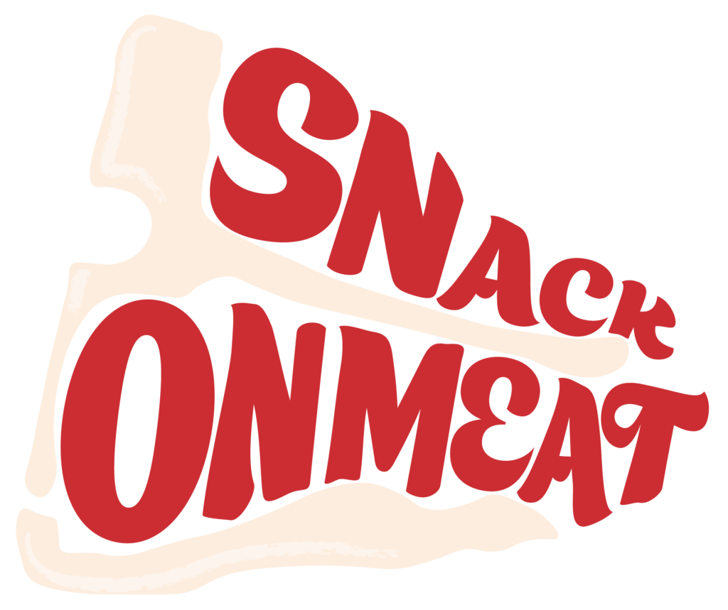 snack on meat logo