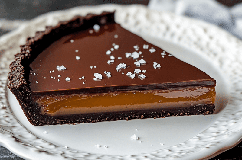 Chocolate Salted Caramel Tart