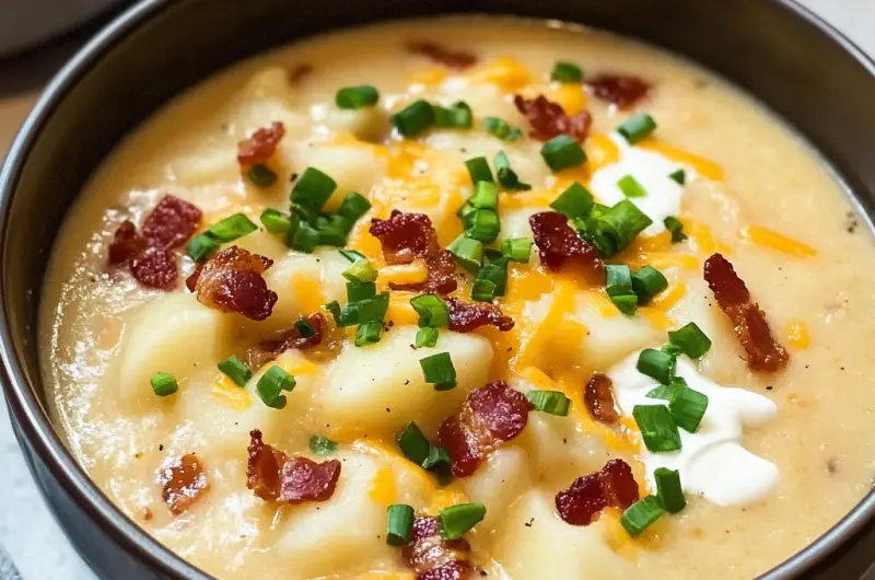 Easy Baked Potato Soup