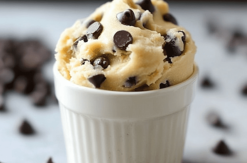 Single-Serve Chocolate Chip Edible Cookie Dough