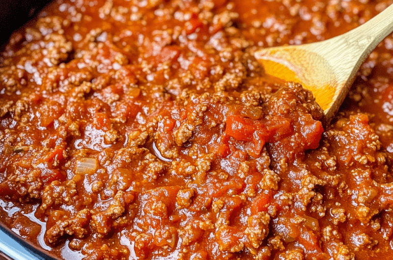 HOMEMADE SPAGHETTI SAUCE