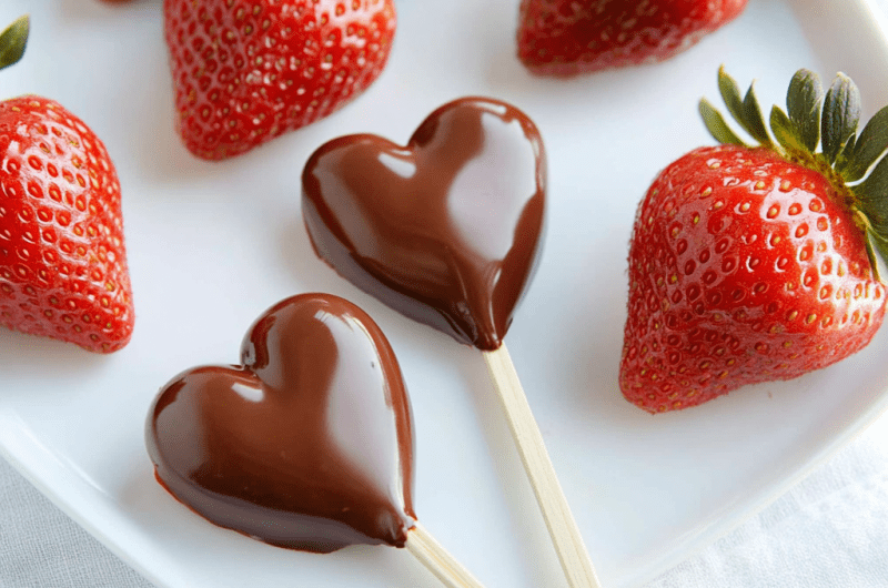 How to Make Strawberry Hearts