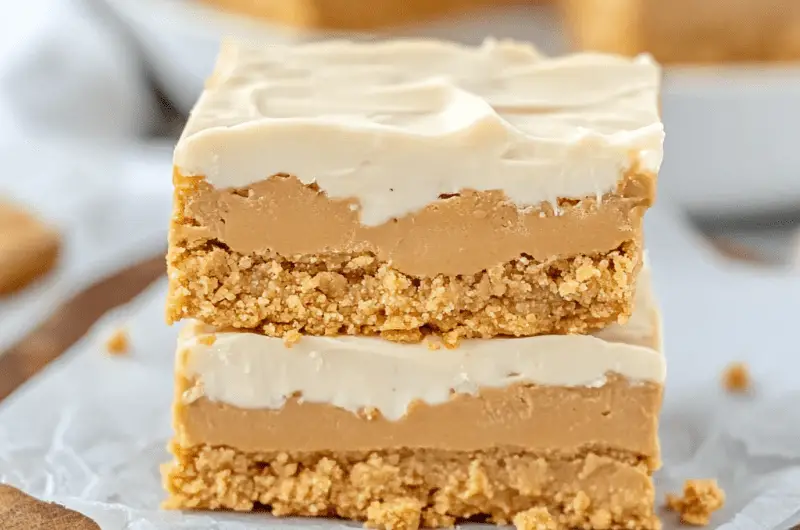 Double Peanut Butter No-Bake Bars