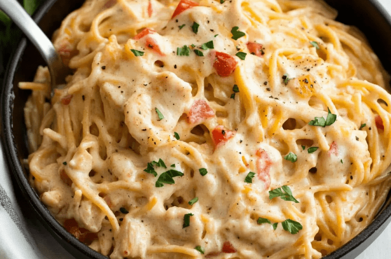 Creamy Chicken Spaghetti