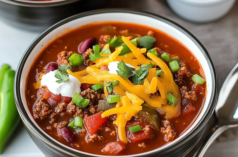 The Ultimate Homemade Chili Recipe