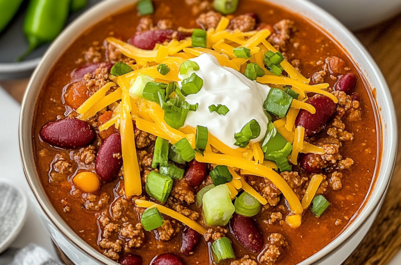 How to Make Homemade Chili