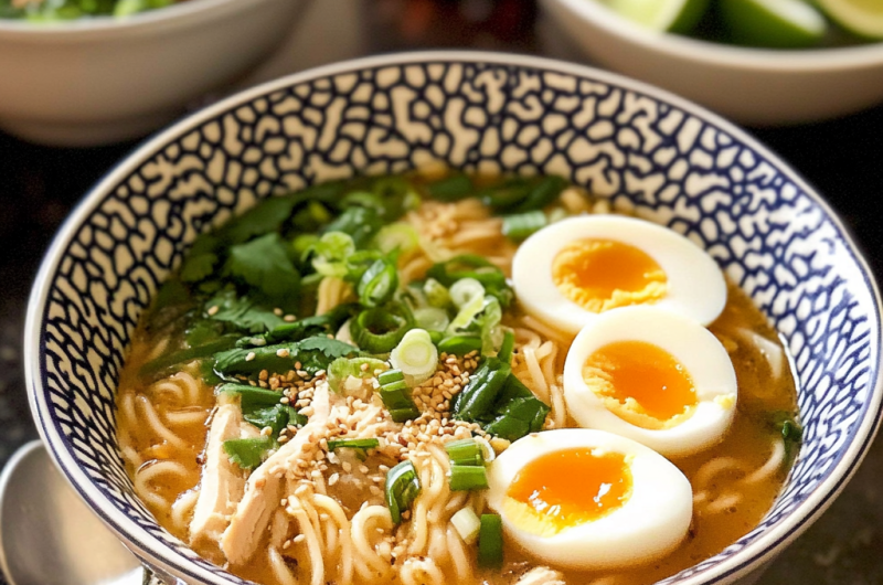 Easy Chicken Ramen Recipe (Ready in 30 Minutes)