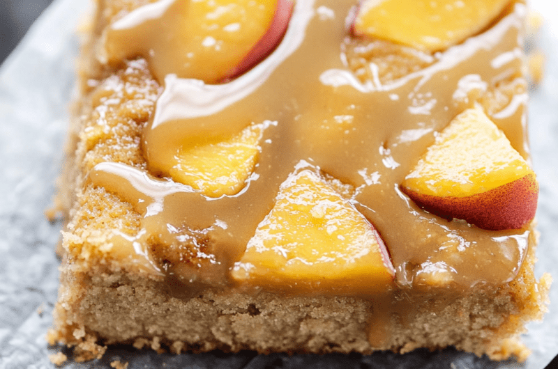 Brown Sugar Peach Cake