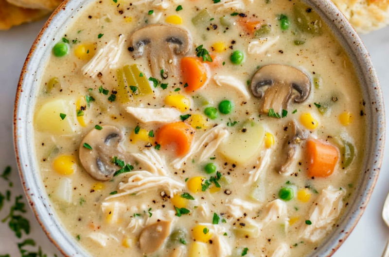 Chicken Pot Pie Soup Recipe