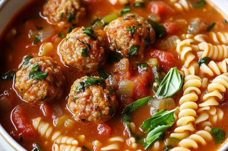 Italian Meatball Soup