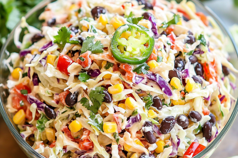 Easy Mexican Coleslaw Recipe