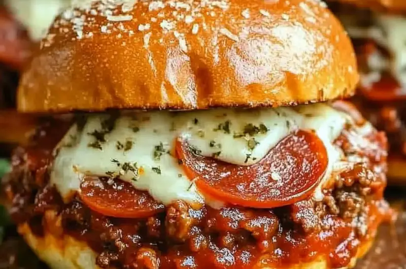 Slow Cooker Pizza Sloppy Joes