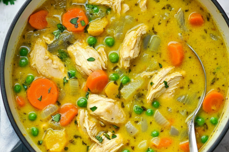 Anti Inflammatory Turmeric Chicken Soup