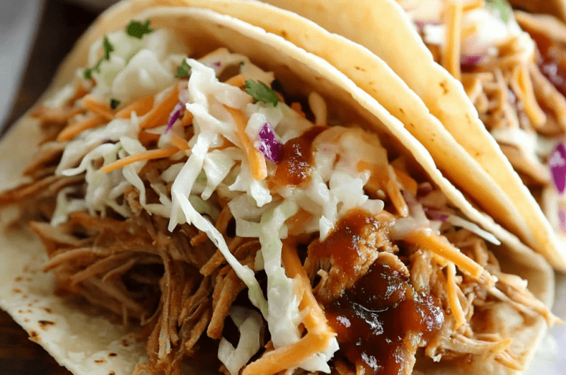 Leftover Pulled Pork Tacos