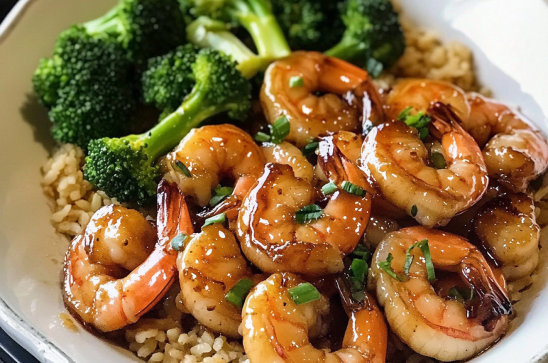 20 Minute Honey Garlic Shrimp