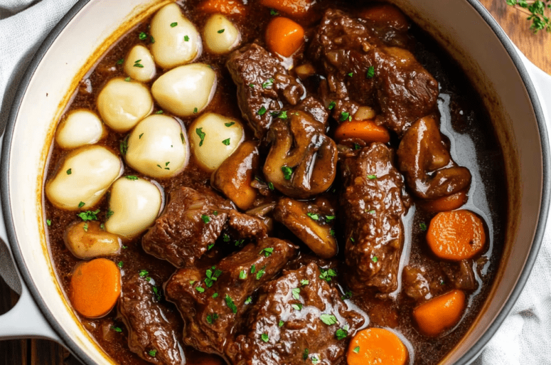 Classic Beef Bourguignon Recipe