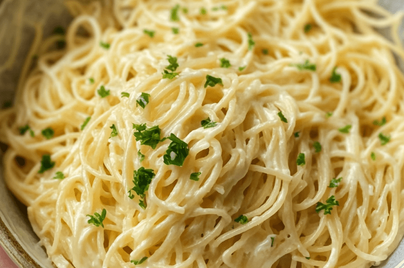 Garlic Parmesan Pasta (One Pot!)