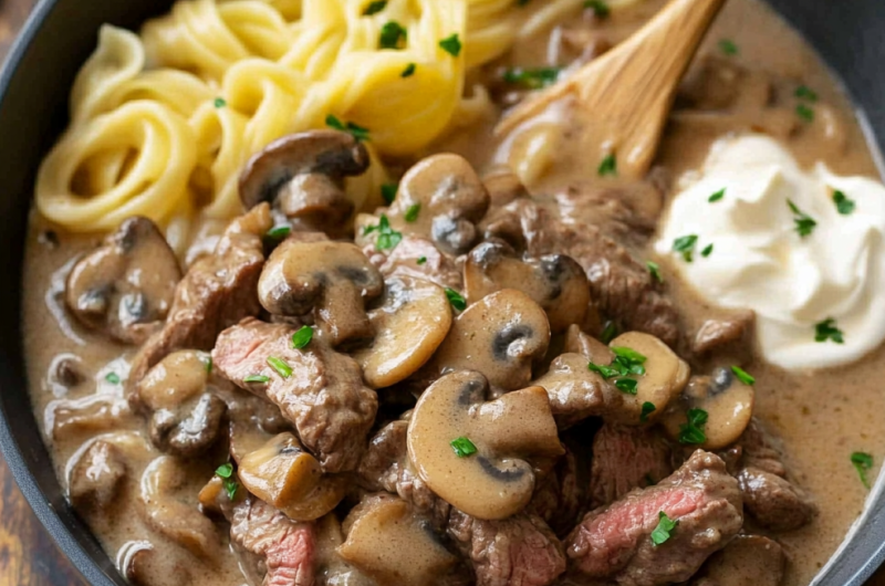 Beef Stroganoff