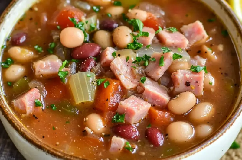 Hearty Ham and Bean Soup