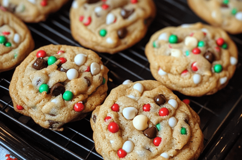 Christmas Chocolate Chip Cookies!