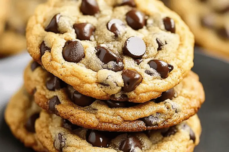 Ultra-Thick Bakery-Style Chocolate Chip Cookies