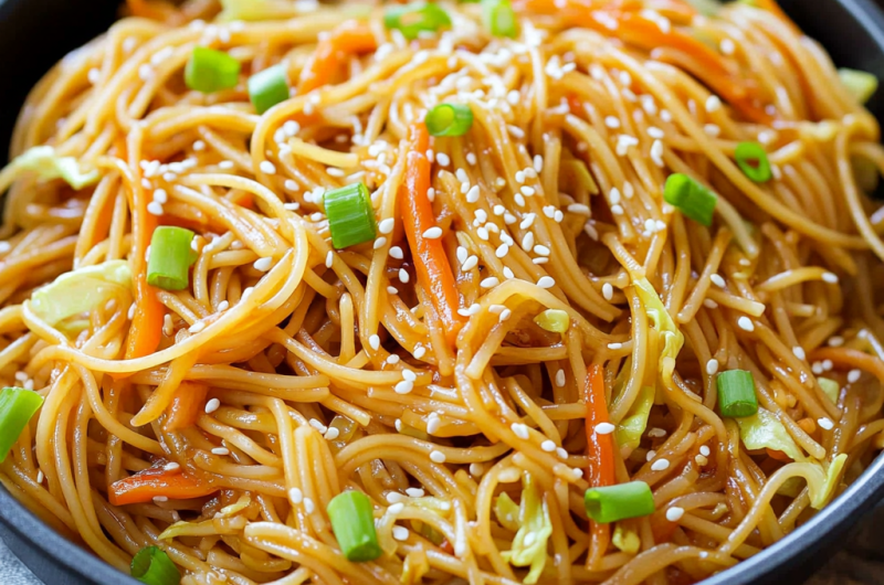 One-Pot Teriyaki Noodles with Vegetables