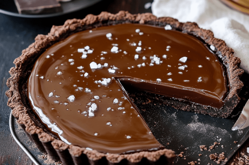 Chocolate Salted Caramel Tart