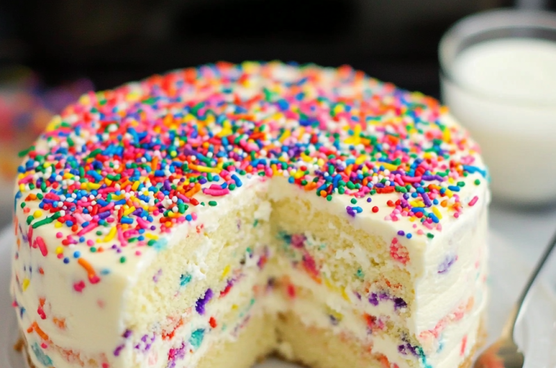 Funfetti Cheesecake Cake