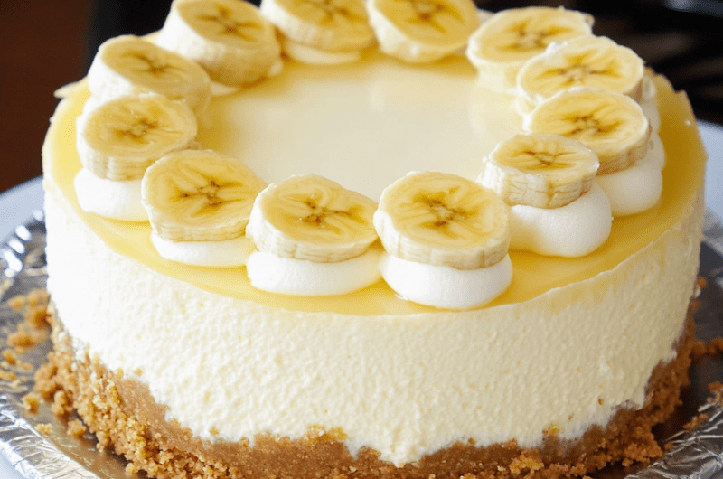 Banana Cream Cheesecake