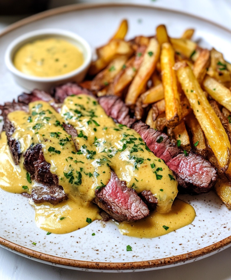the best steak Frites with Béarnaise Sauce - Snack On Meat