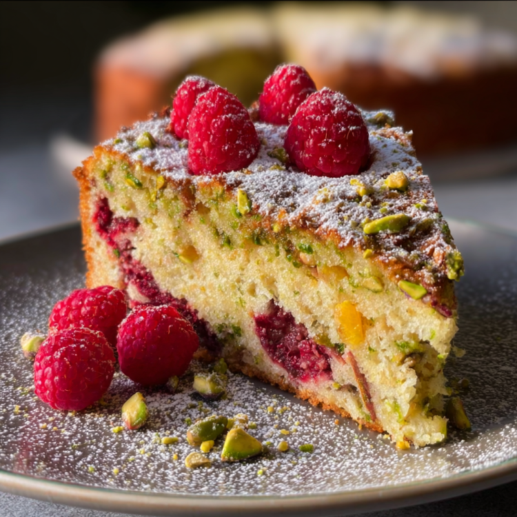 Pistacho Ricotta Cake Raspberry Orange Pistachio Ricotta Cake - Snack On Meat