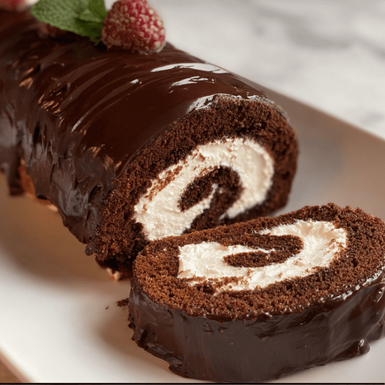 Chocolate Cake Roll With Creamy Filling Rich Ganache Snack On Meat chocolate-cake-roll-with-creamy-filling-rich-ganache-snack-on-meat