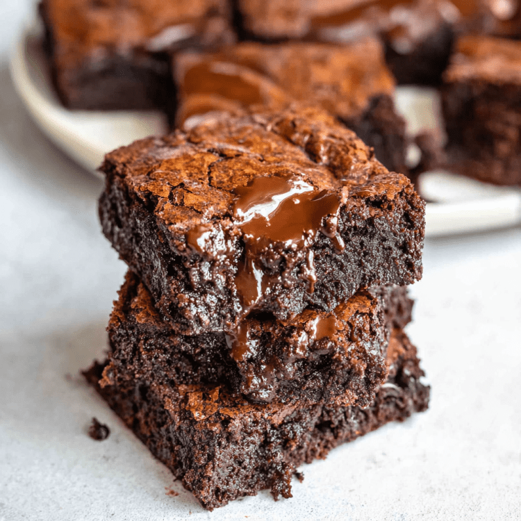 Easy Zero Sugar Brownies with Greek Yogurt - Snack On Meat
