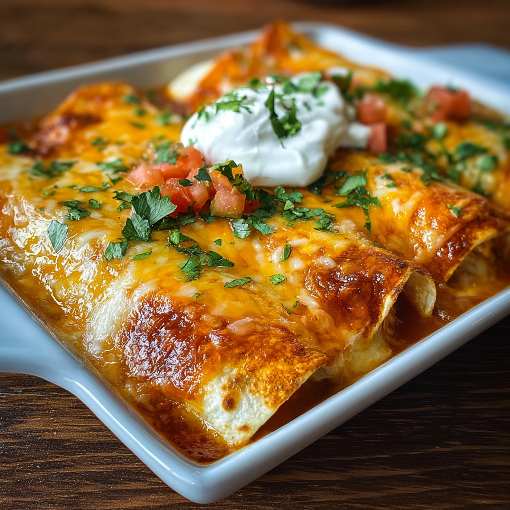 Easy Chicken Enchiladas (Comfort Food Made Simple) - Snack On Meat