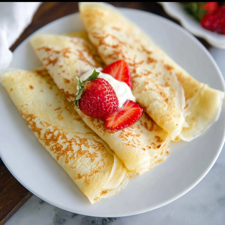 The Best Crepe Recipe (Easy, Thin & Buttery) - Snack On Meat
